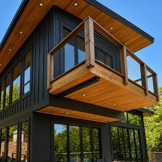Elevated timber deck